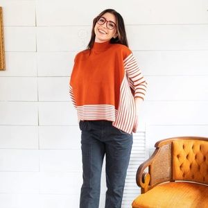 She & Sho Red Panda Sweater Cape